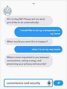 The HeyTAP conversational agent
